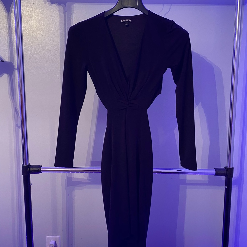 Body con, open back dress